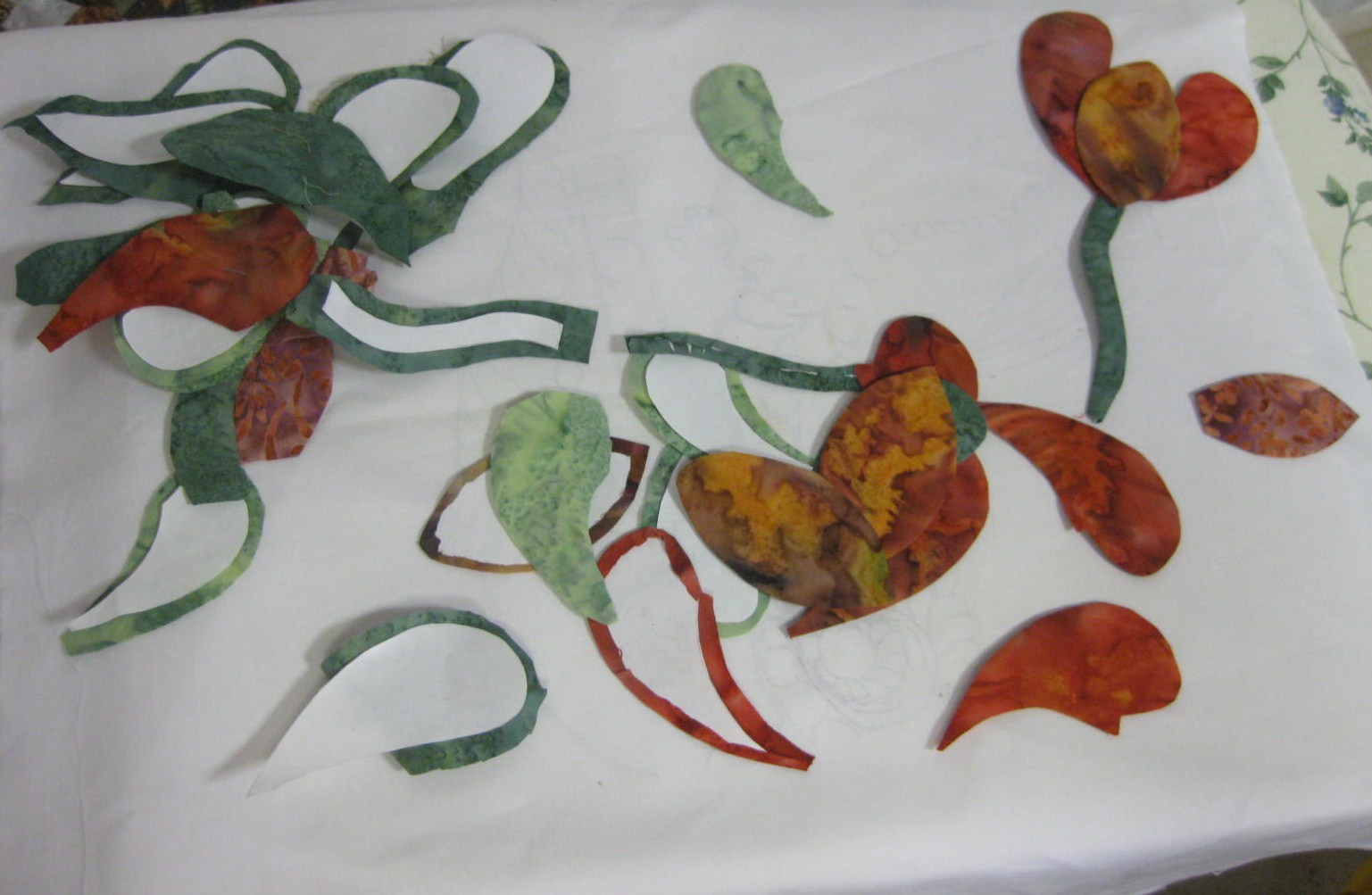 Joan at Leschenault Freezer Paper Applique