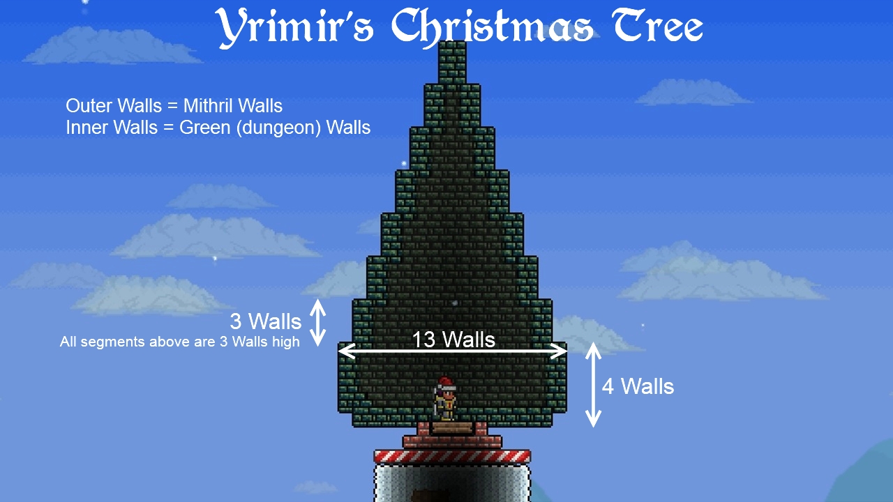 Gaming with Yrimir Terraria Christmas Tree from Yrimir