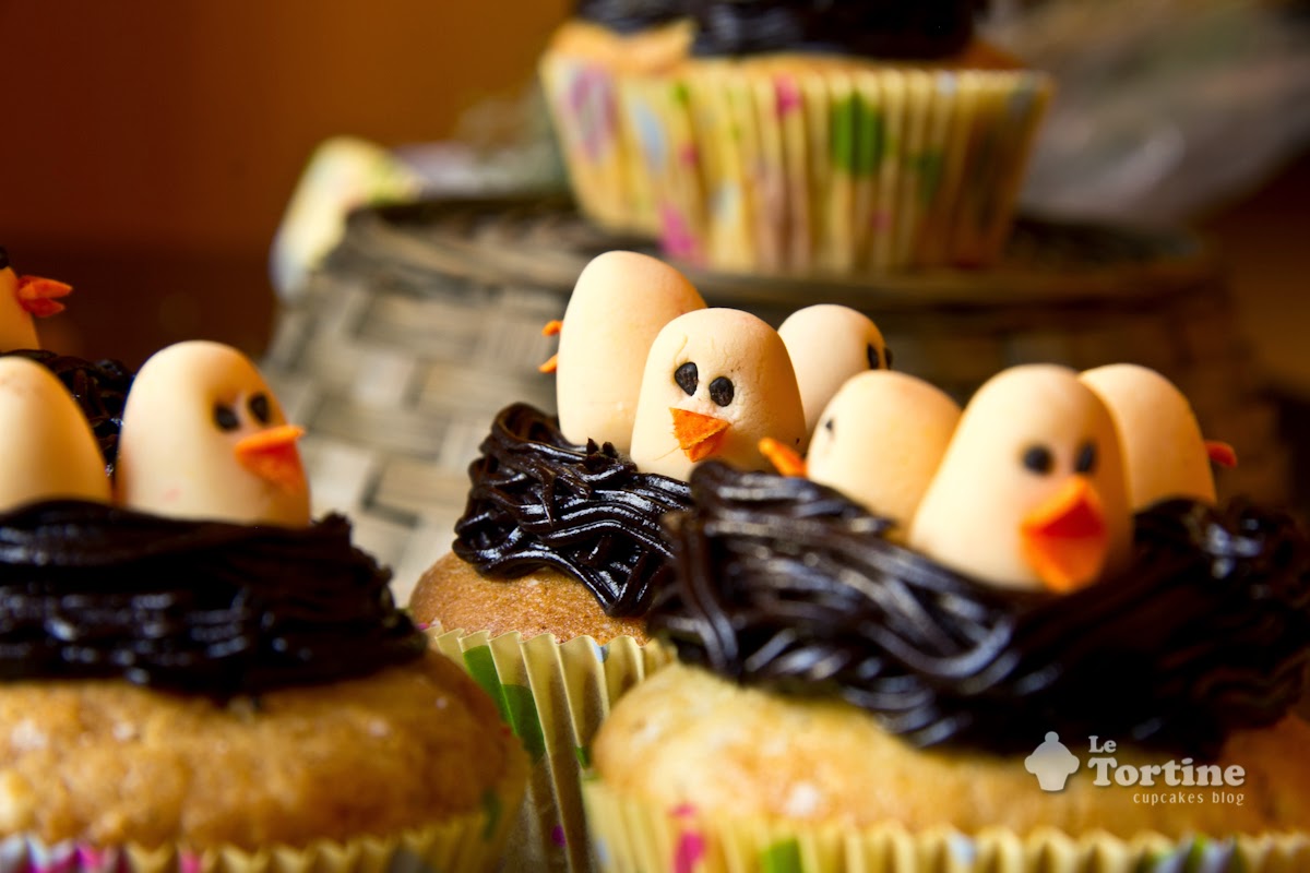 Cupcakes pulcini di Pasqua