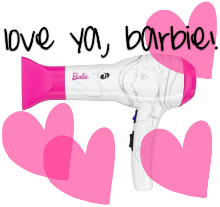 barbie blow dryer