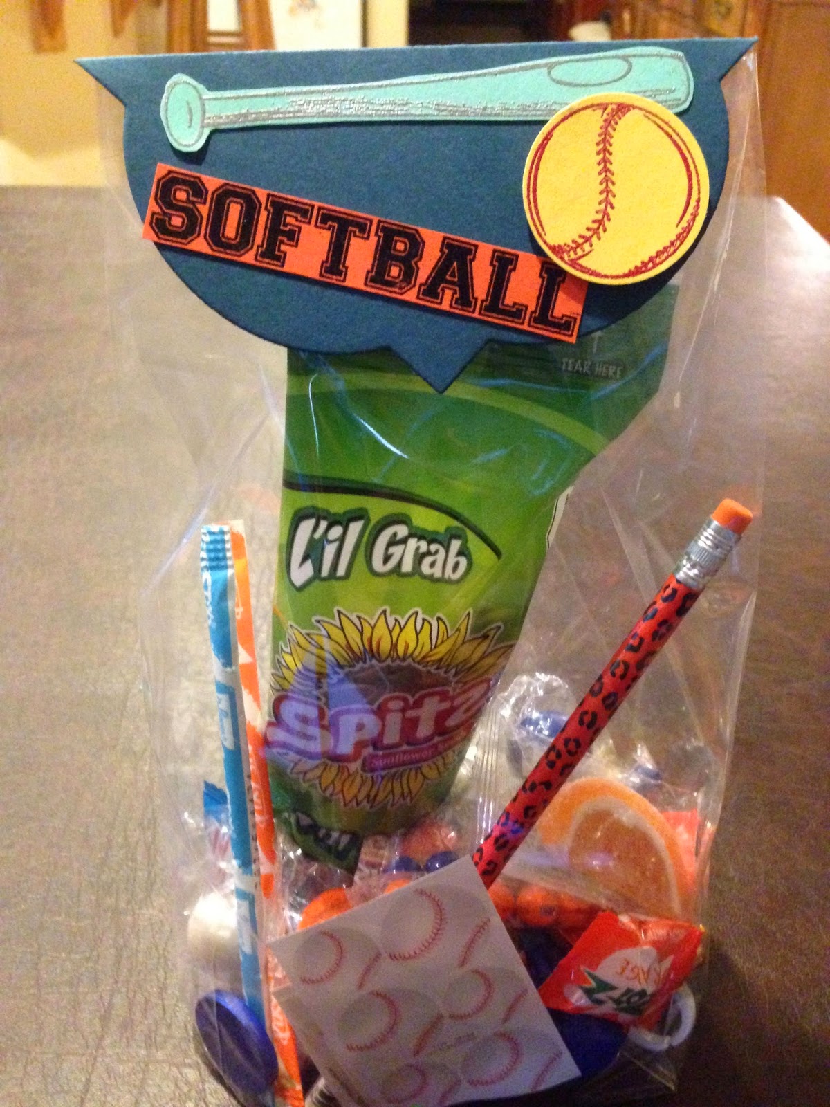 Stampin' Up With Diana Softball and Baseball Team Goodie Bags
