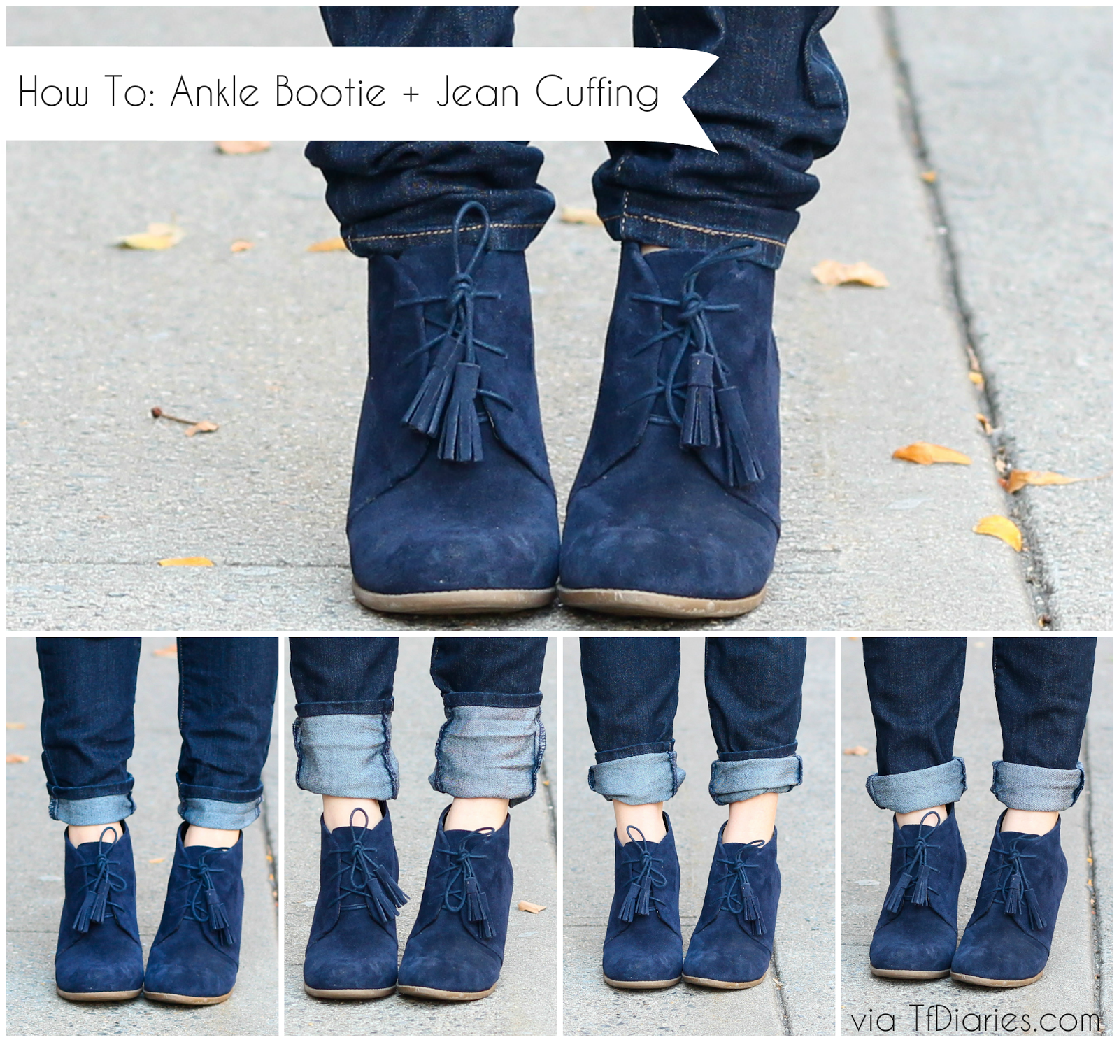 jeans with bootie style, fall style, fall trends, how to wear cuff jeans, tfdiaries, megan zietz