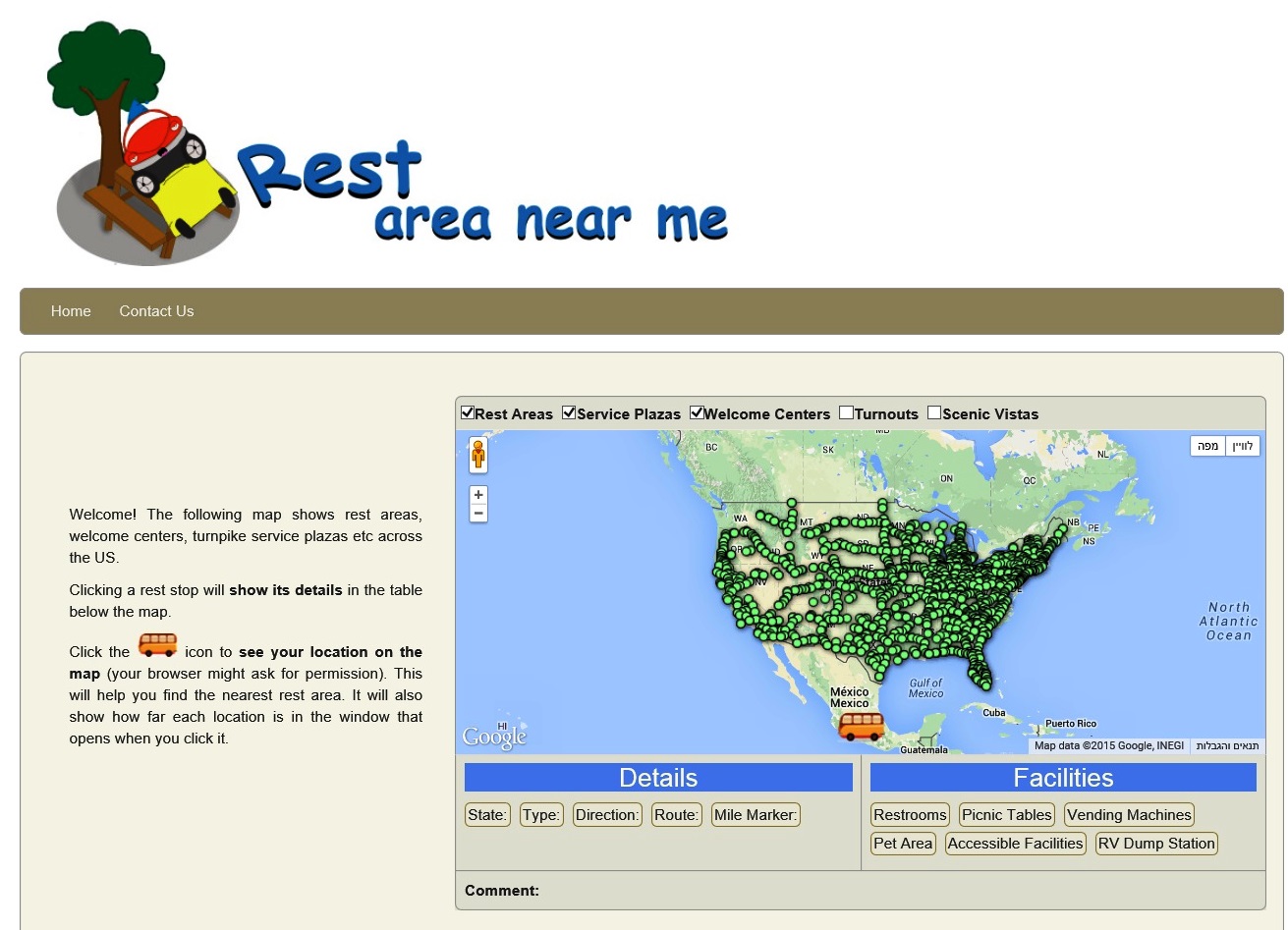Full service rest area near me amright