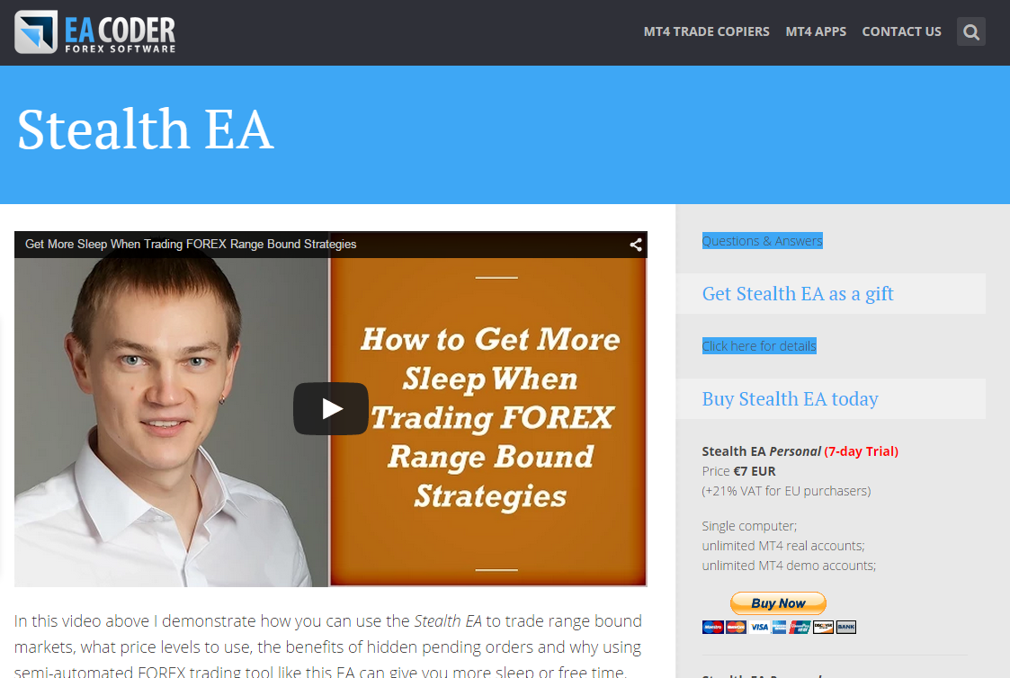 forex stealth ea