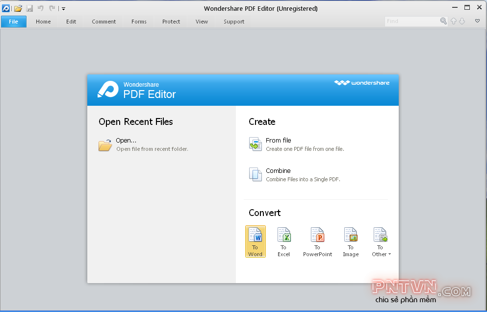 Wondershare PDF Editor 3.2.0.10 - Chỉnh sửa và chuyển đổi tập tin PDF một cách nhanh chóng và dễ dàng