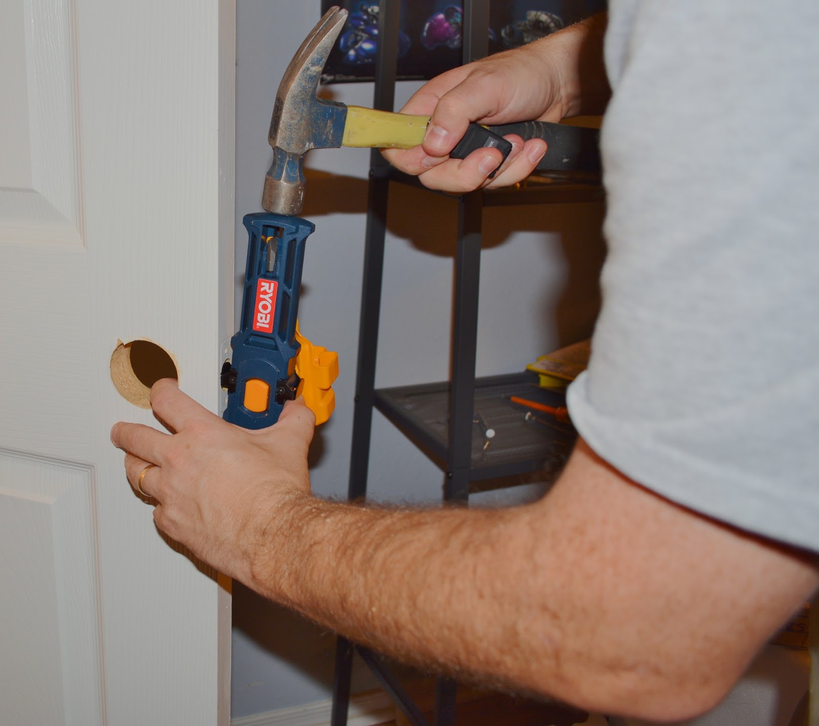 AZ DIY Guy's Projects Review Ryobi Door Latch Installation Kit