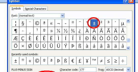 Girfa : Student Help: Create Keyboard Shortcuts to Insert Symbols in