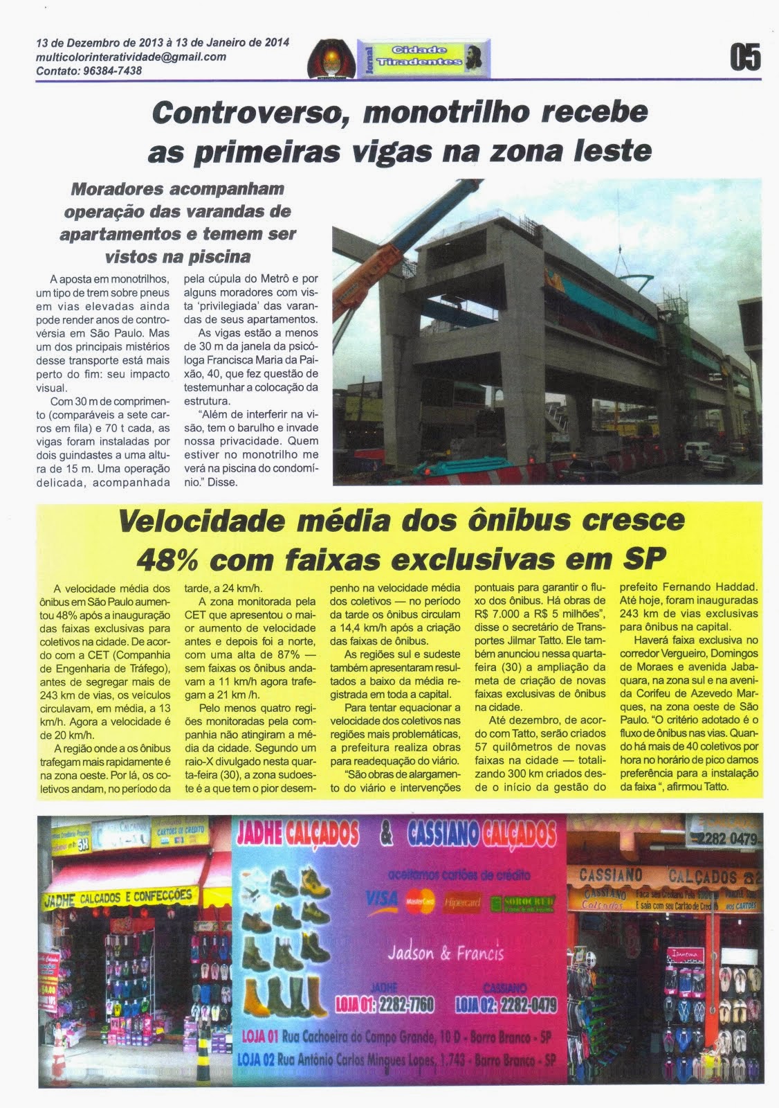 Jornal Cidade Tiradentes