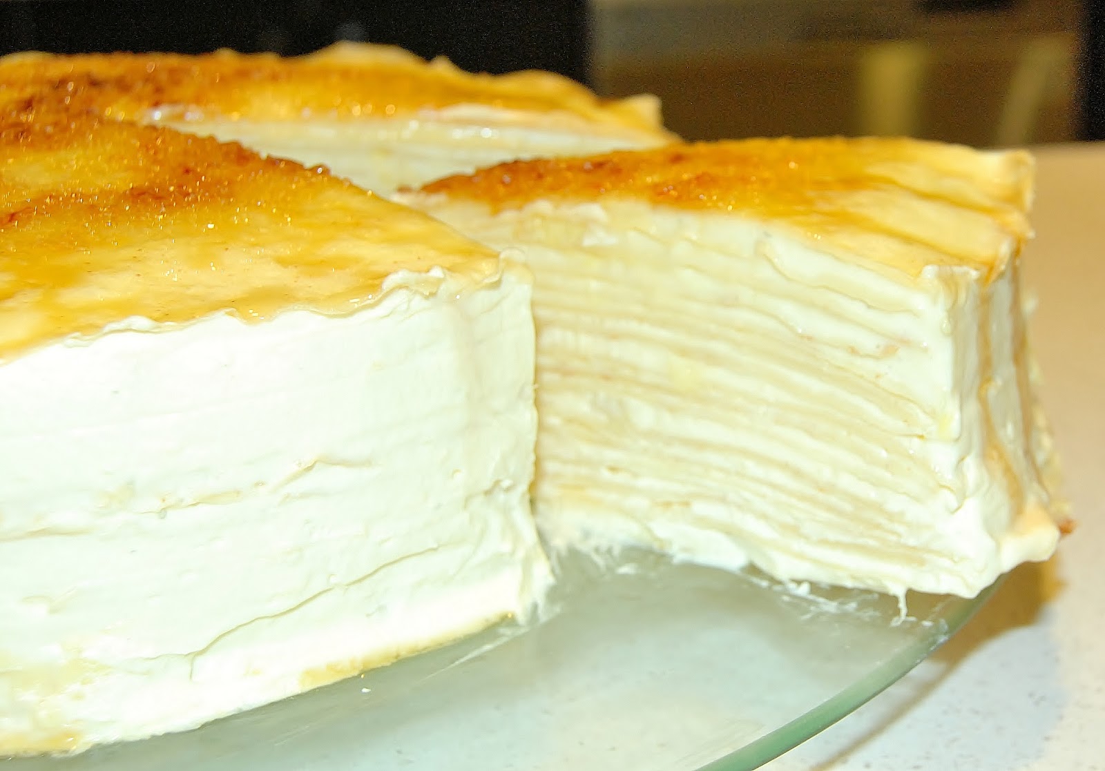 Durian crepe recipe