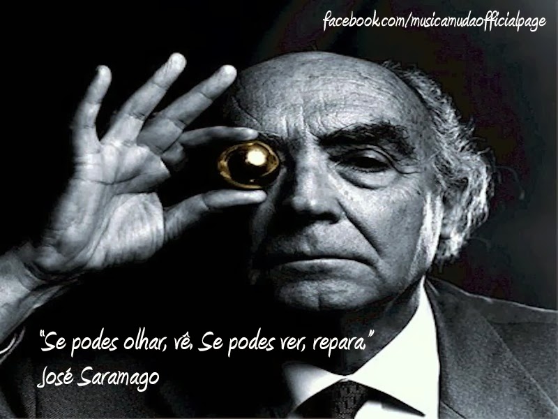 SE PUDERES OLHAR, VÊ. SE PODES VER, José Saramago - Pensador