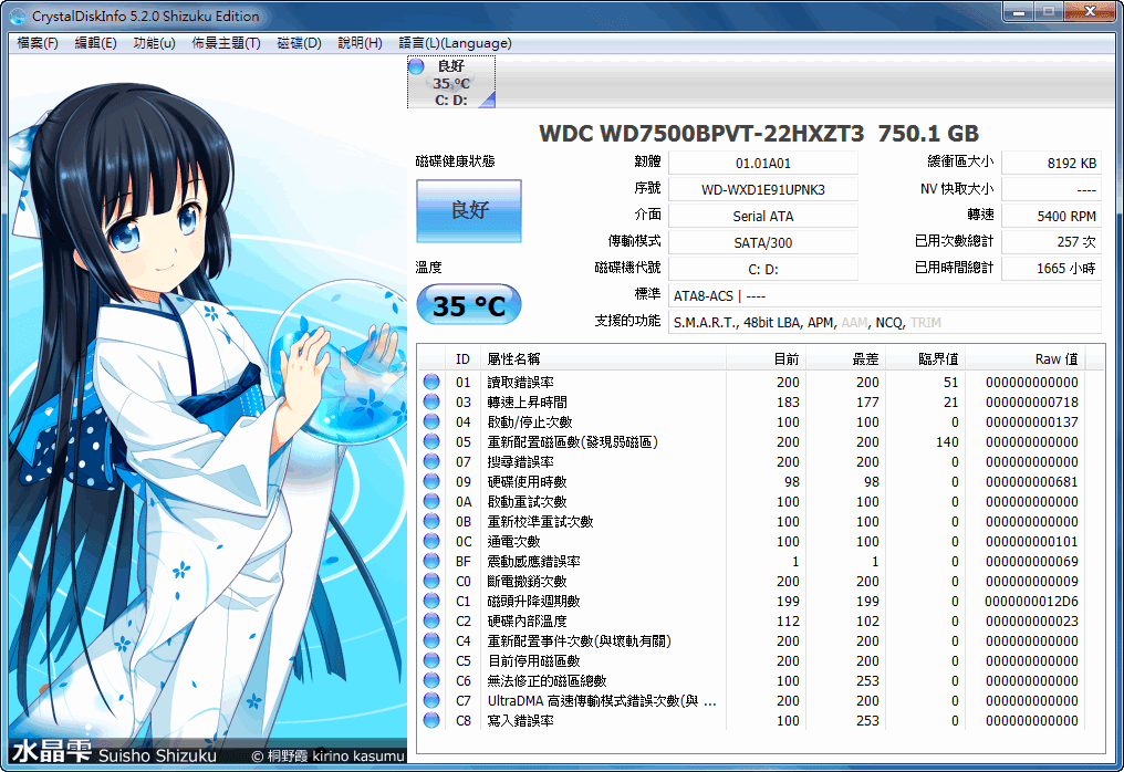 CrystalDiskInfo...