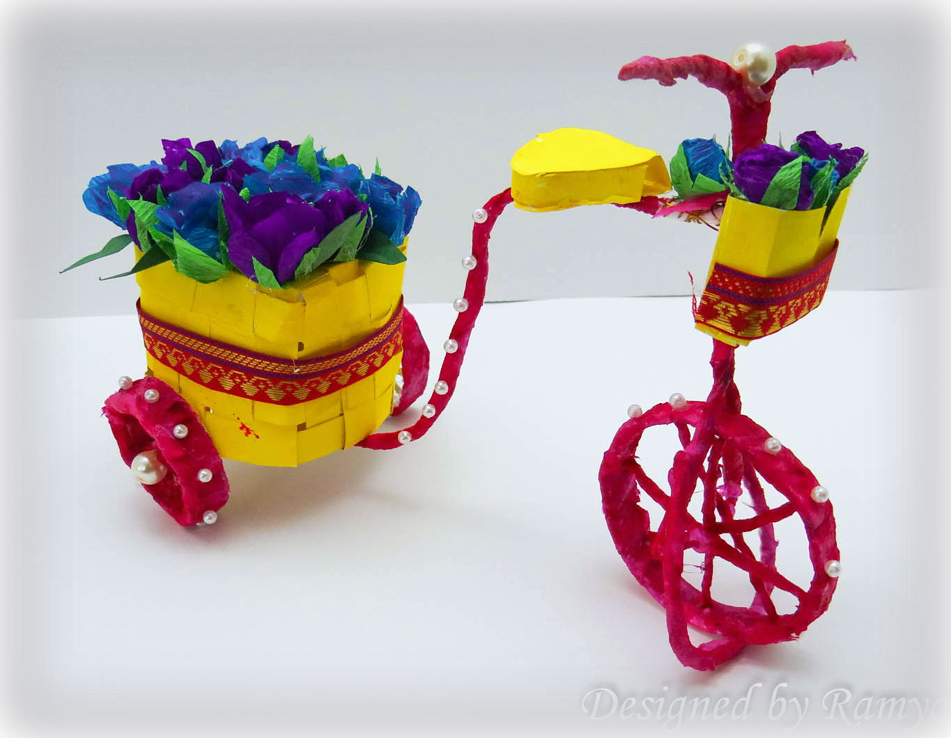 KRIYATIVE KALEIDOSCOPE DIY BICYCLE USING RECYCLED MATERIALS