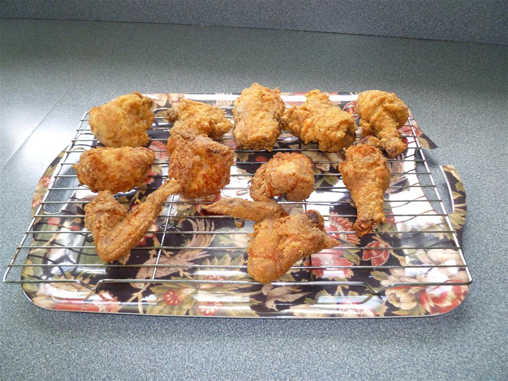 Guam Firehouse Cook Mustard Fried Chicken...Guam Style