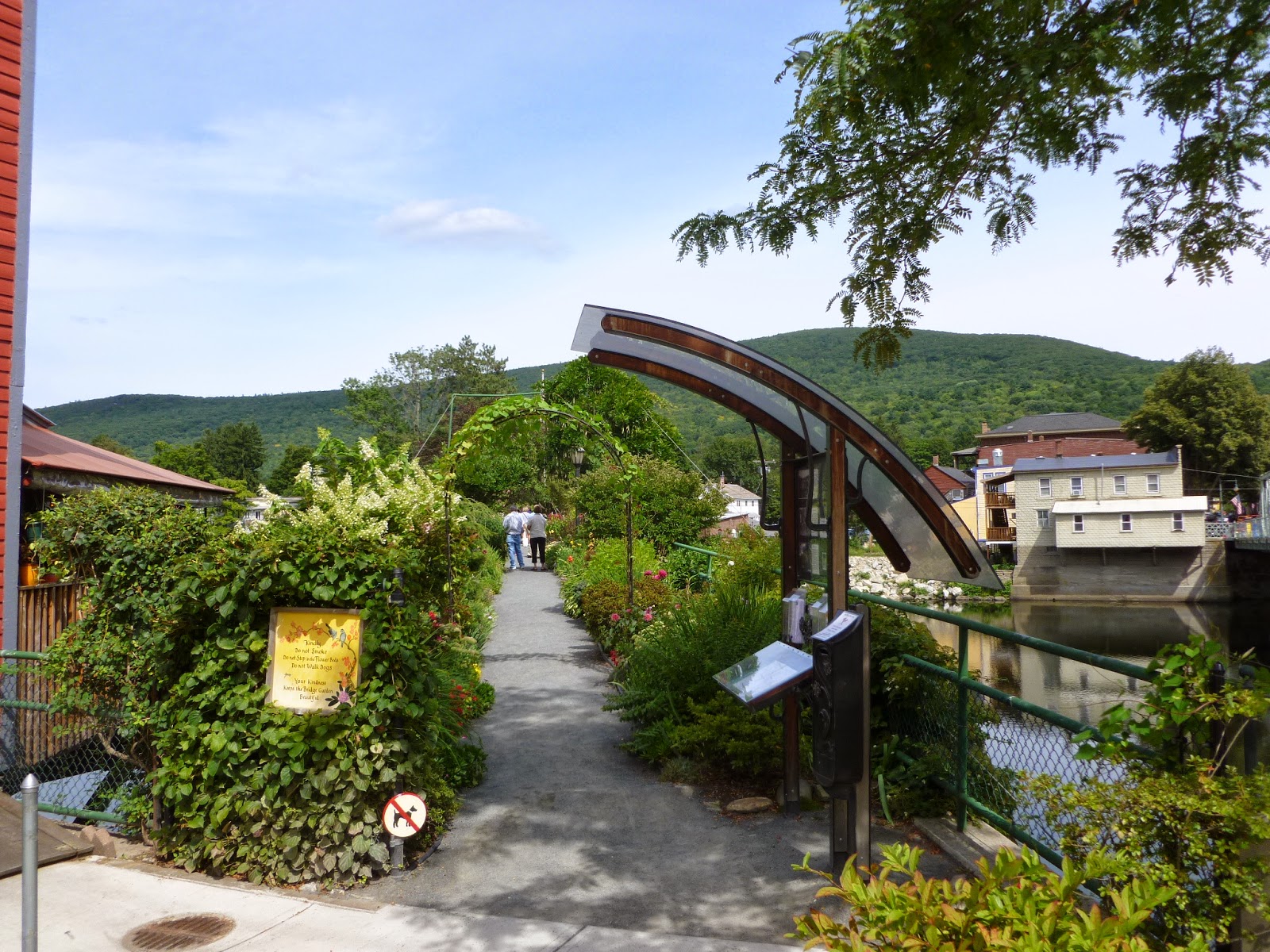 Photoops Roadside Attraction Bridge of Flowers Shelburne Falls
