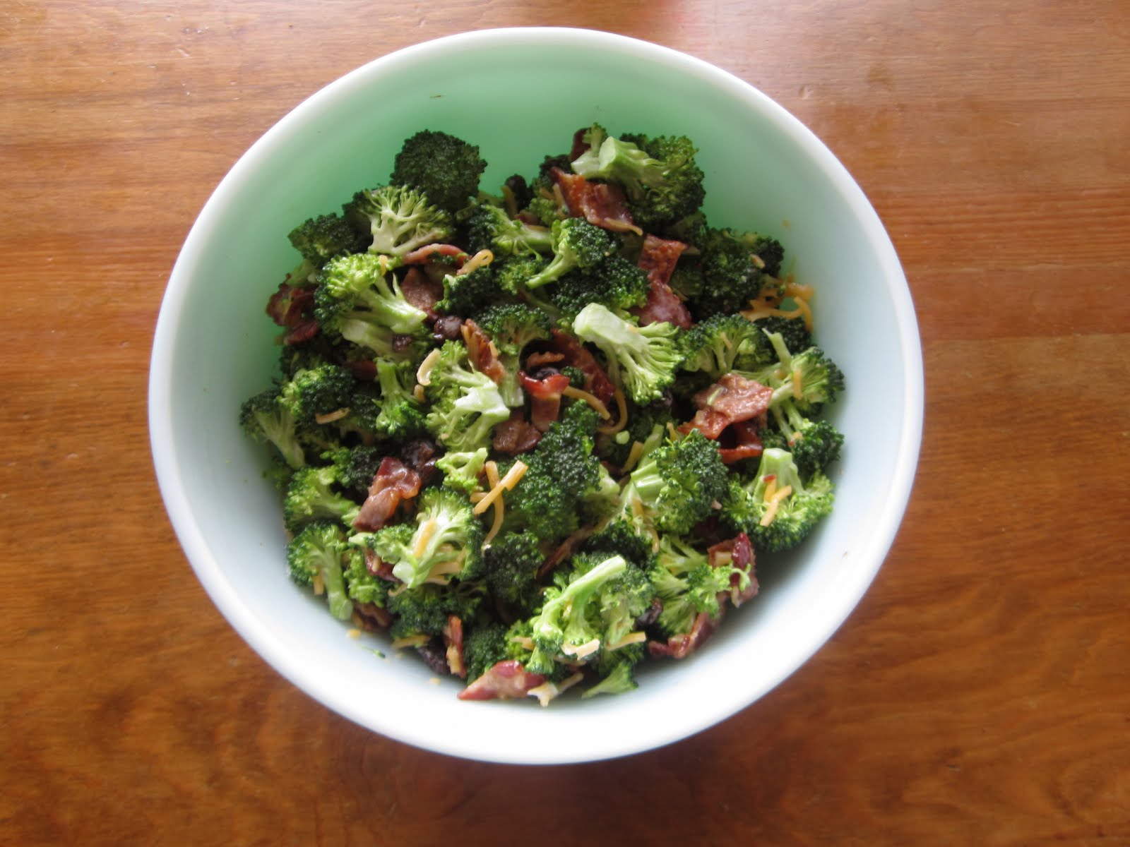 Broccoli Bacon Raisin Salad