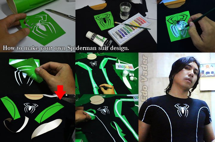 edo vader art how to make your own spiderman suit design