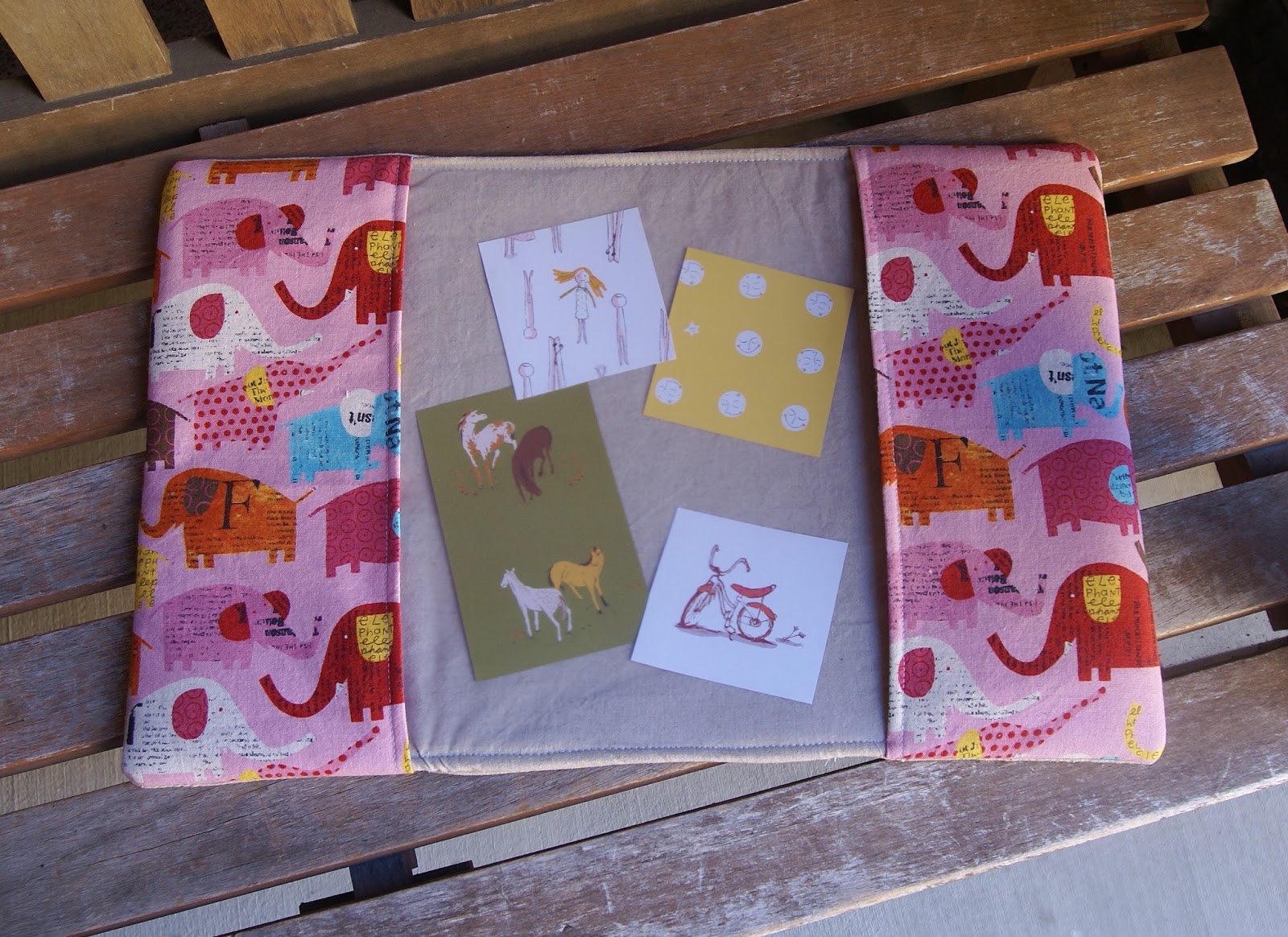 Fabric Mutt Girl Friday Sews Photo Desk Blotter Tutorial