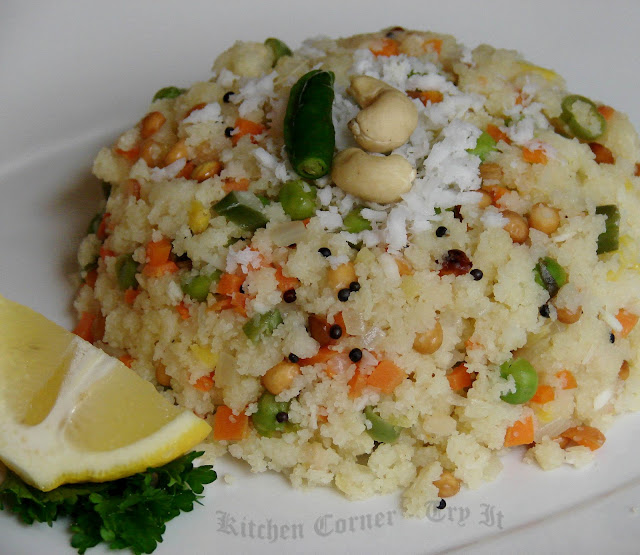 Kitchen CornerTry It Mixed Vegetable Upma