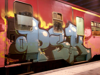 Psk krew graffiti