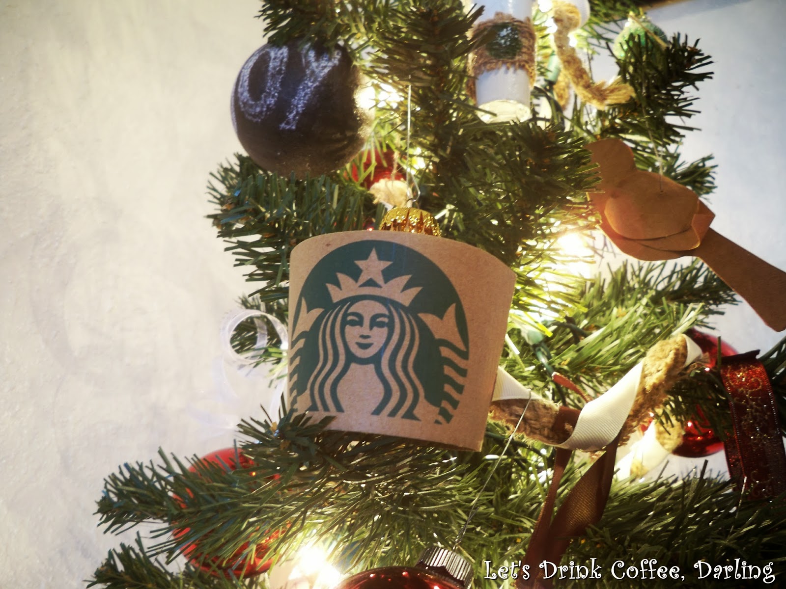 DIY Starbucks Ornament - Mrs Male's Masterpieces
