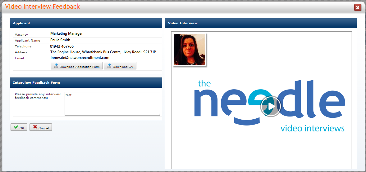 online video interview