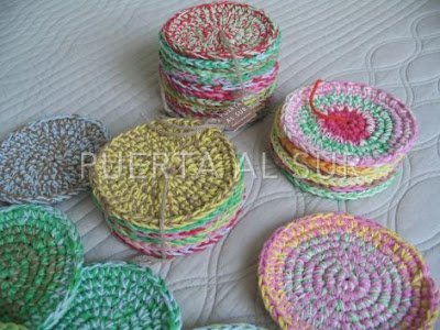 posavasos tejidos crochet - Decorar la mesa con posavasos tejidos a crochet