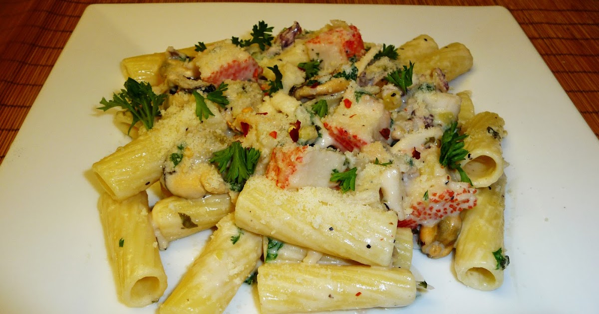 Creamy Seafood Pasta Easy Cooking