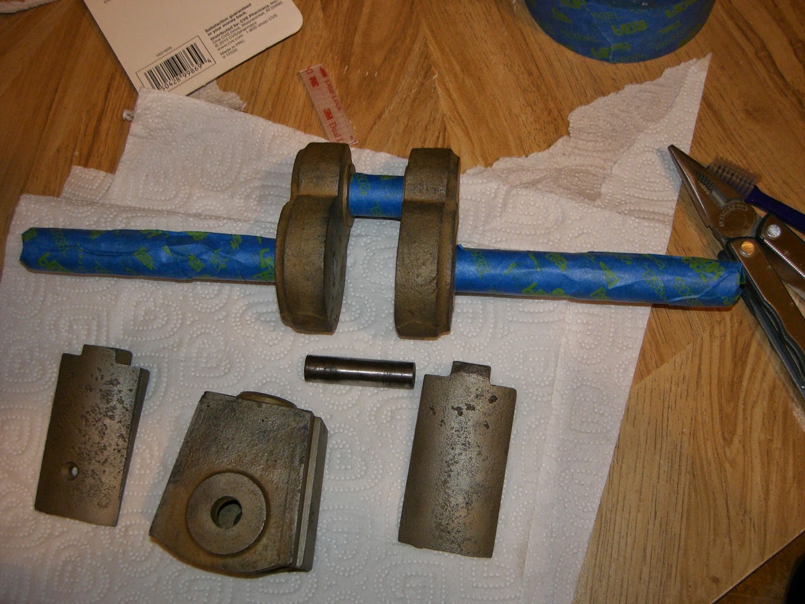 AltFuel Speed Steam Engine Restoration Part 7 Refinishing the Crankshaft, Crosshead