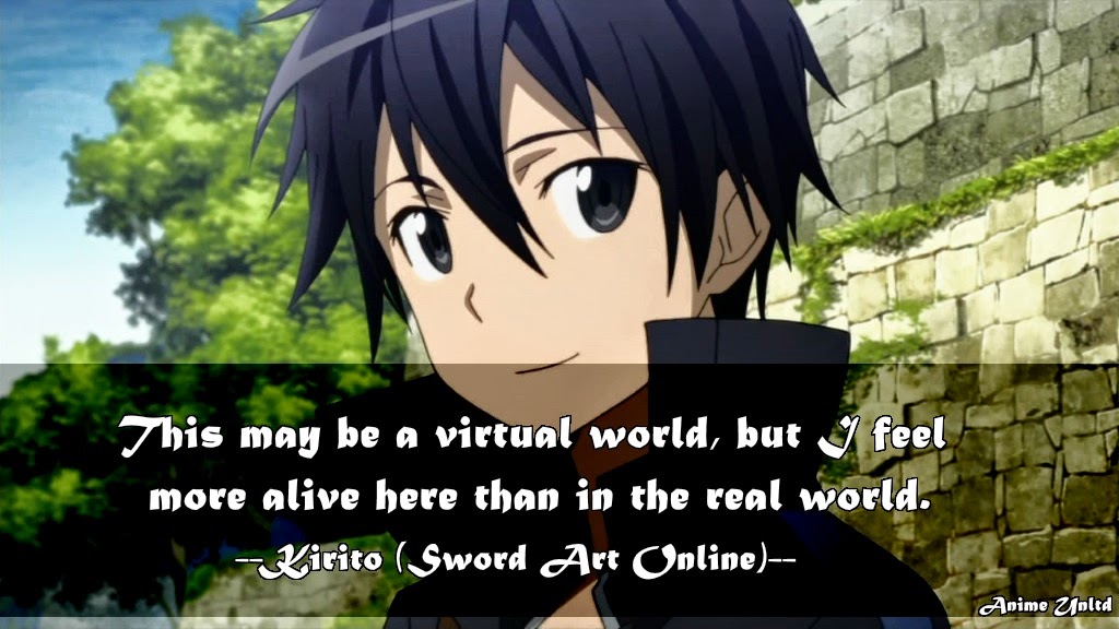 My Anime Review Sword Art Online Quotes