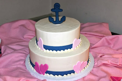 Nautical by Nature: Baby Girl Pink and Navy Shower