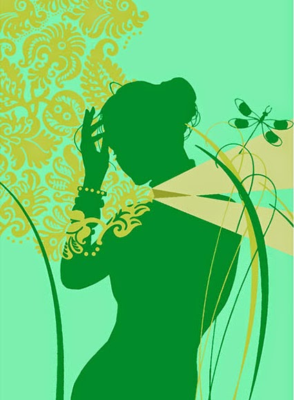 Catherine de Seabra silhouette artwork