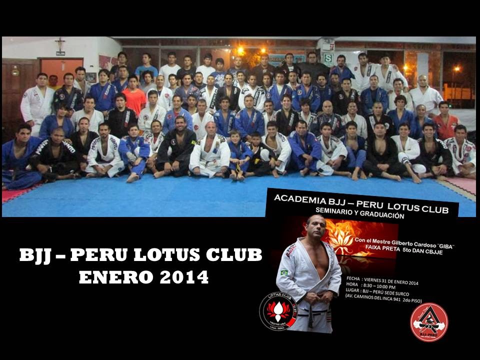Graduación Bjj Perú Lotus club Eneroo 2014