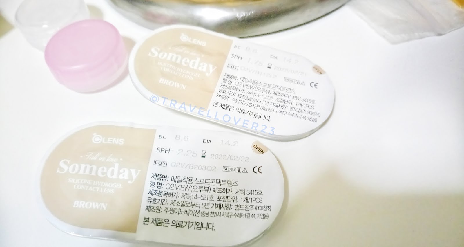 Olens Korea Coloured Contact Lens I'm Shin May The Travel