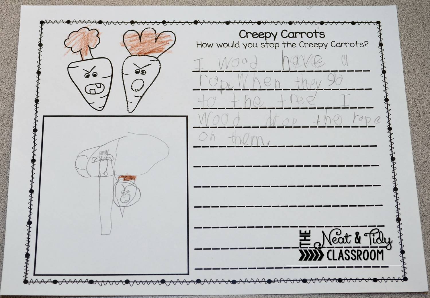 Creepy Carrots The Neat and Tidy Classroom