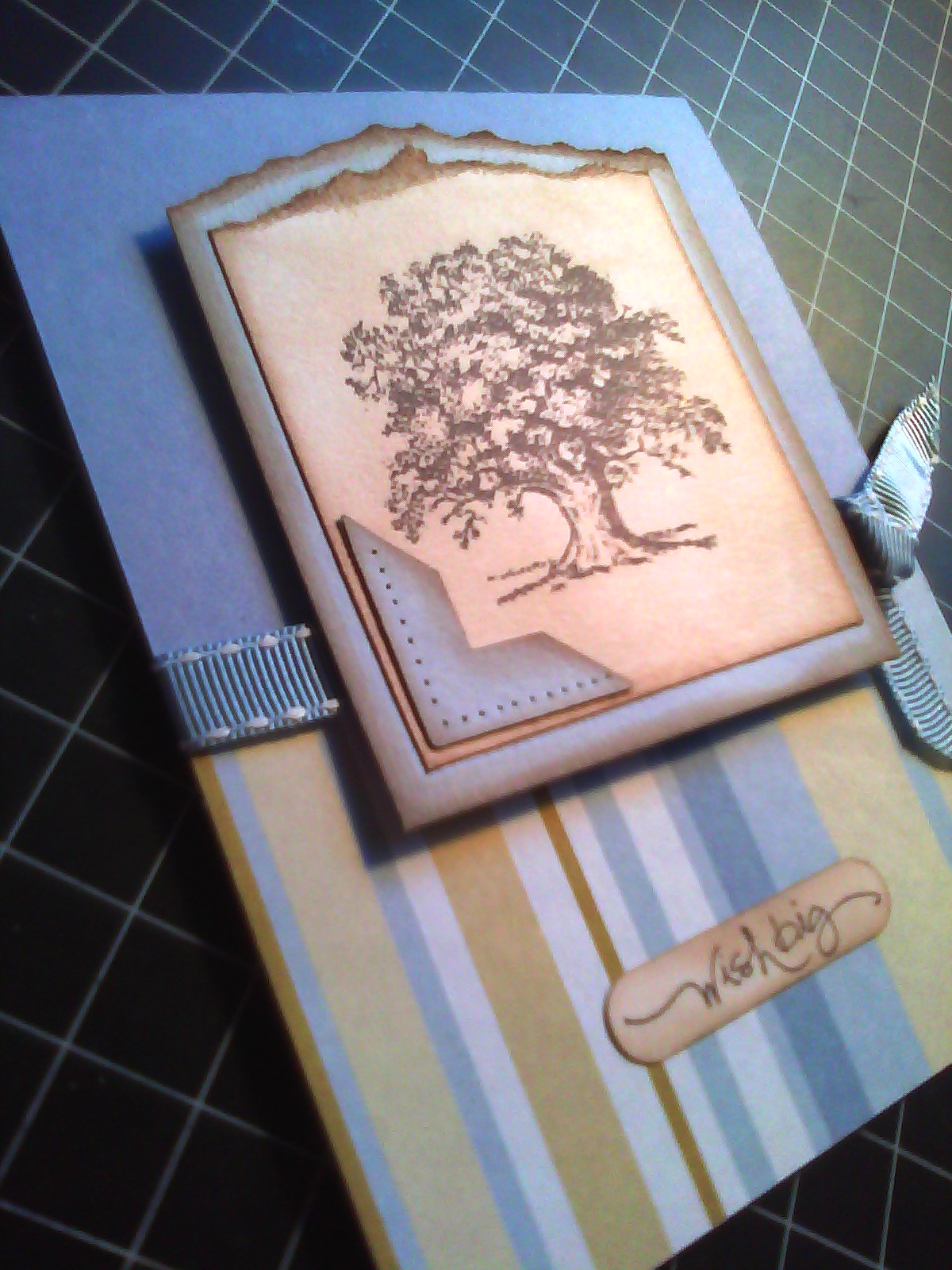 sistochris Scrapbooking and Paper Crafts Simple Masculine Card