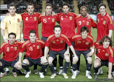 spain team football 2008 sportsgallery spanish players bbc squad