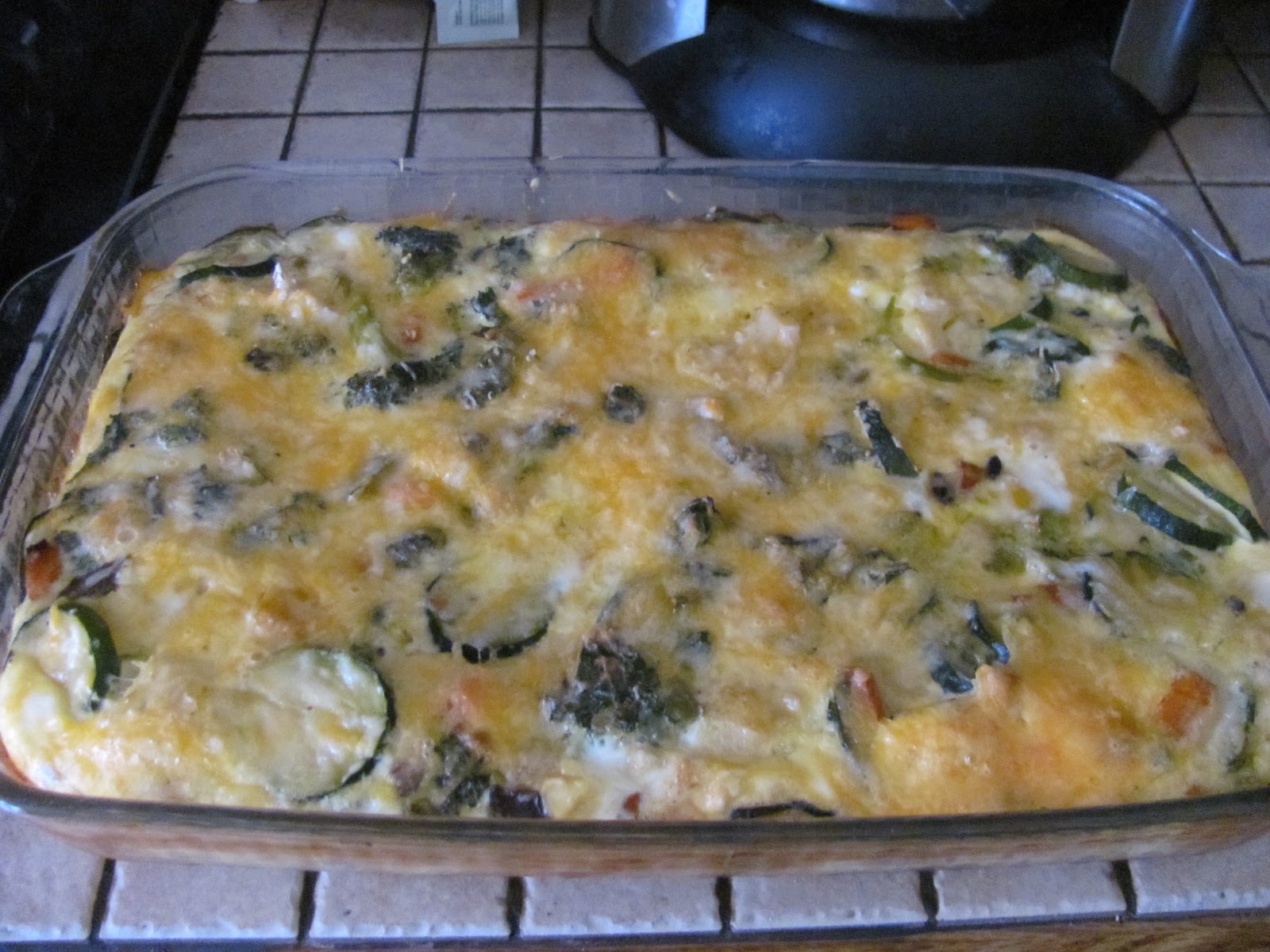 Something That's Beautiful Recipe of the week Vegetable Egg Bake
