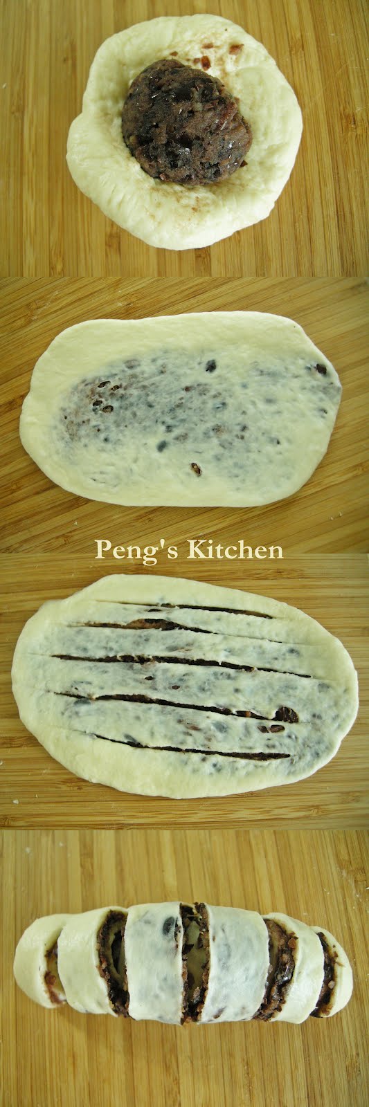 Peng's Kitchen Red Bean Bread Roll