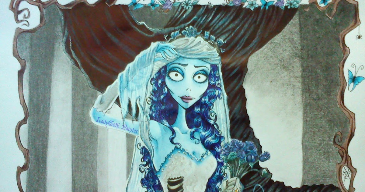 LadyGoth Painter: Dibujo de la Novia Cadáver