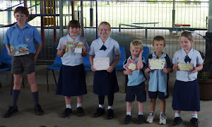 Award winners at recent Primary Assembly