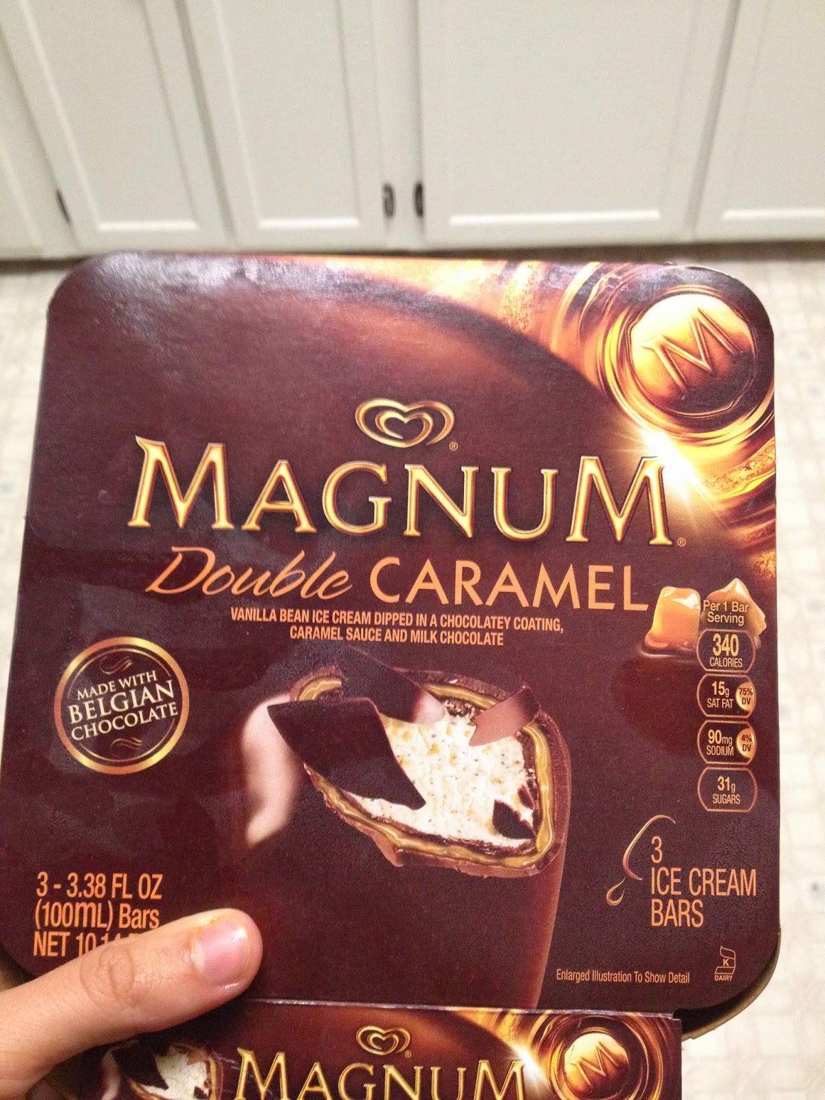 Magnum Double Sea Salt Caramel Vanilla & Caramel Swirl Milk