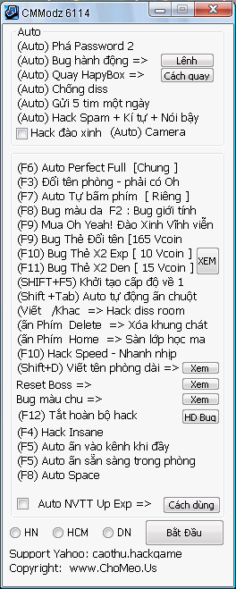 New!! CMModz 6114 Hack Bug RN, Mua ohyeah v.v, Bug màu chữ,... Fix các chức năng bị lỗi  Hack+cmmodz+6114