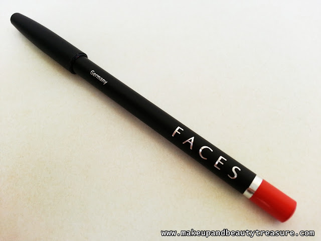 Faces Lip Pencil Coral Red