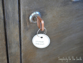 Tutorial for a Restoration Hardware inspired faux aged steel paint finish by Simplicity In The South.