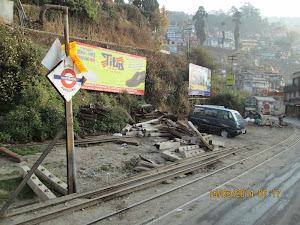The road to Darjeeling from Siliguri.