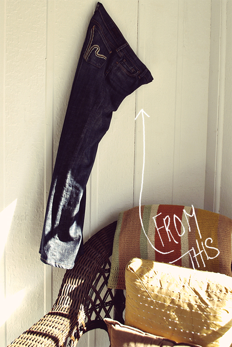 How to recycle jeans Recycled Denim