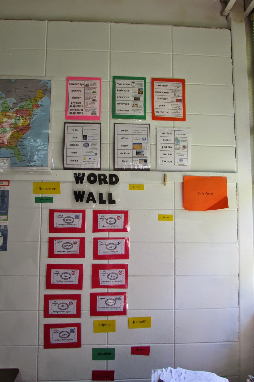 2cuteclassroom Word Walls Can Be Used At Home