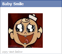 Baby Smile - New Facebook Emoticon