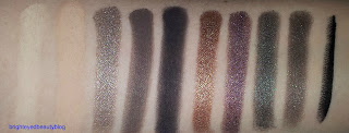 Urban Decay Smoked Palette Swatches