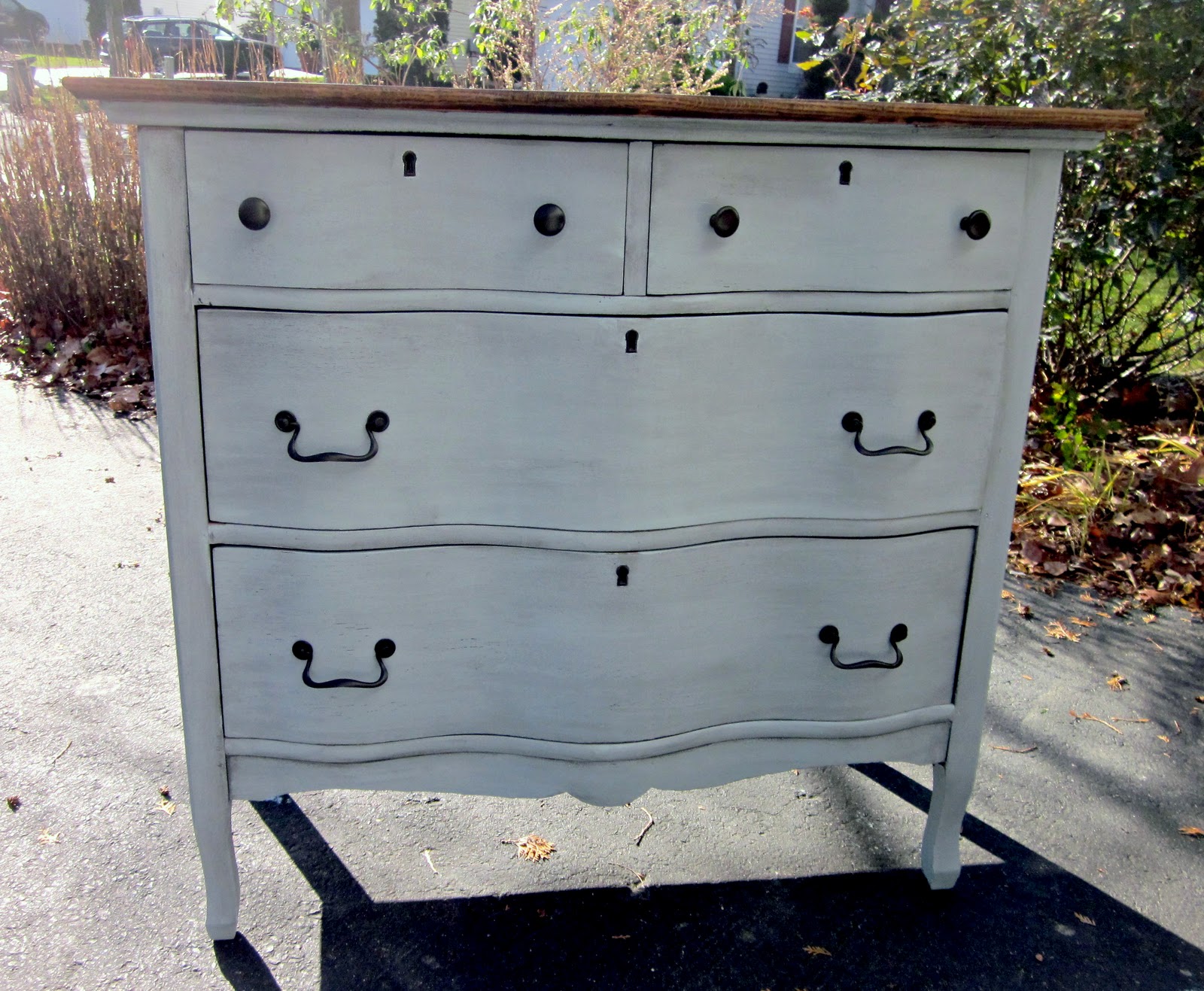 Uniquely Chic Furniture Another Gray Blue Dresser and the Fate of its